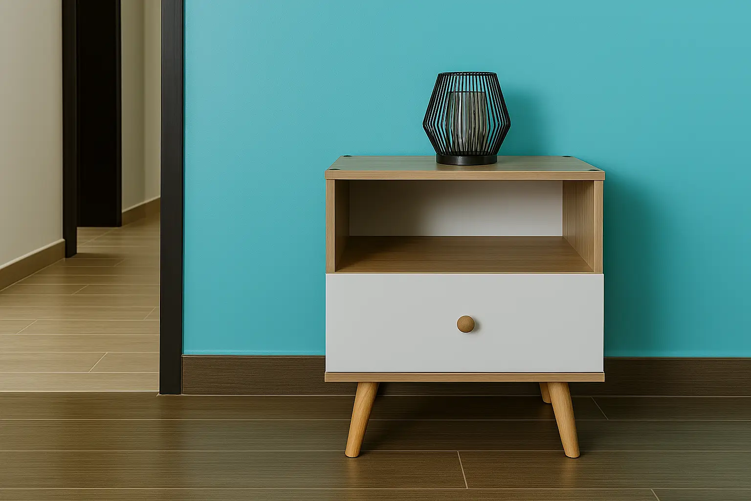 Buró de Habitación con Lámpara