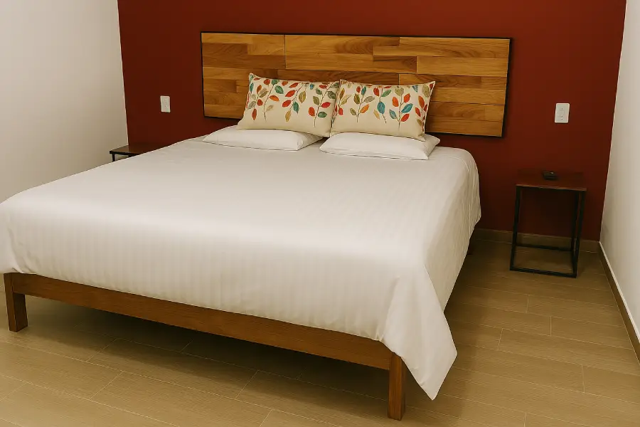 Suite Minimalista Doble para Familias - Habitación