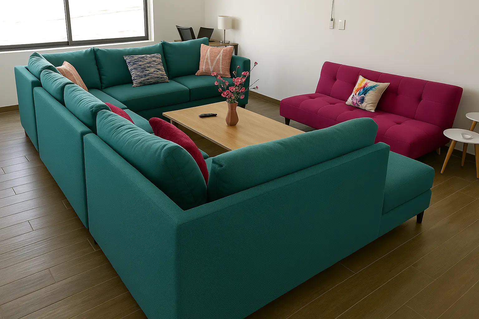 Sala Comedor Suite Rosa Azul