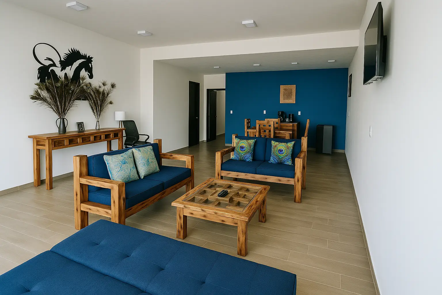 Sala de Habitación Suite Rústica