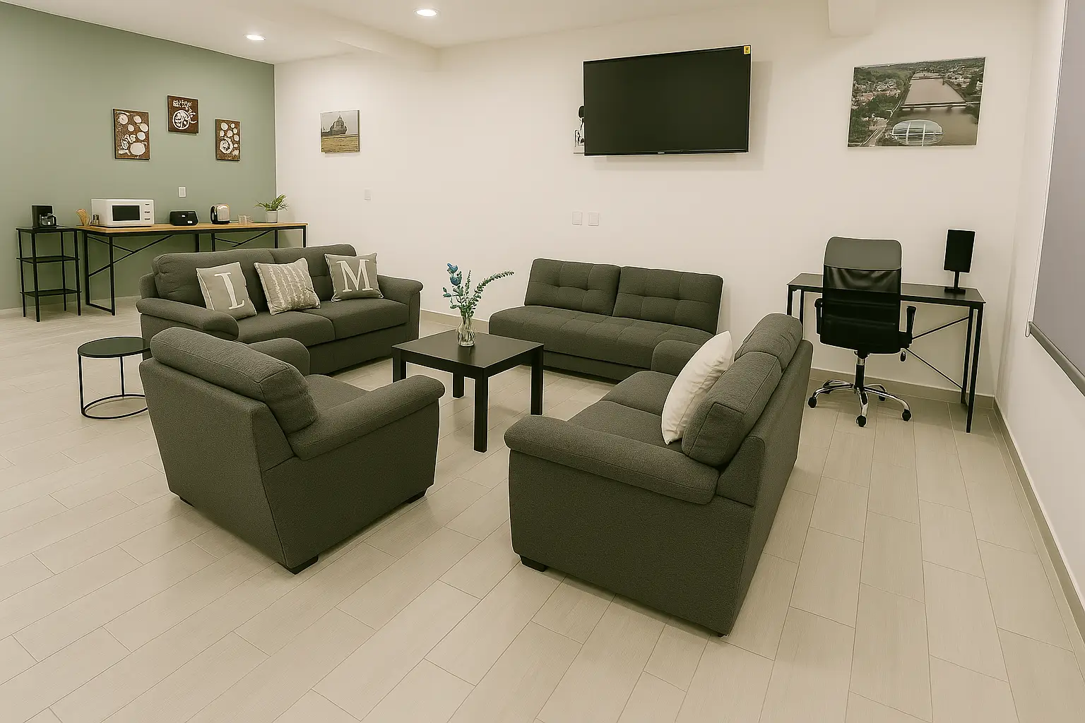 Sala de Suite Minimalista